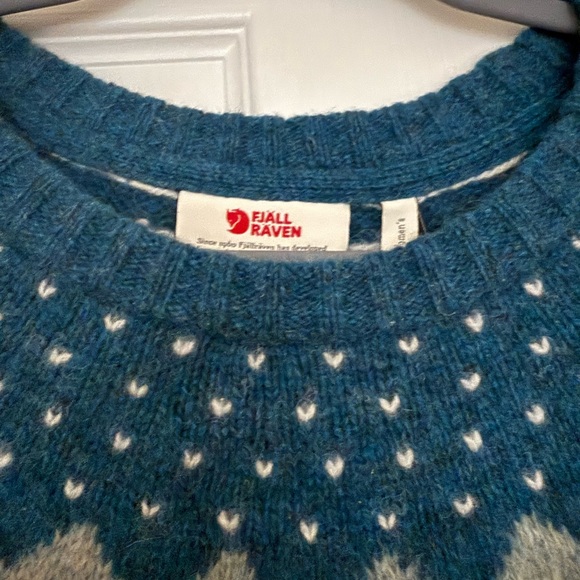 NWT Fjallraven Ovik Knit Glacier Green Sweater - Women's Small - Picture 3 of 10